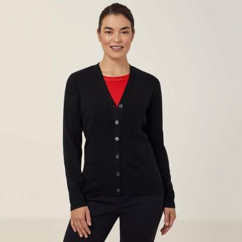 NNT Women's Acrylic Button Front Cardigan