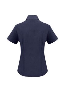 Oasis Ladies S/S Shirt                            -10 -NAVY