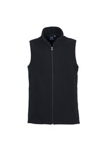 Ladies Plain Micro Fleece Vest                    -10 -NAVY
