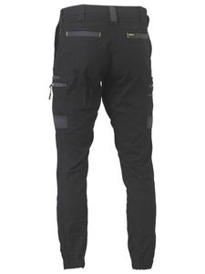 Bisley Flex & Move™ Stretch Cargo Cuffed Pant-92R-BLACK