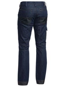 Bisley Flex & Move Denim Jean-87R-BLUE (DARK DENIM)