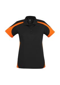 Talon Ladies Polo                                 -14 -BLACK/ORANGE