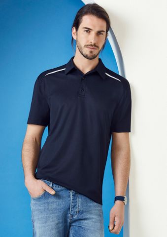 Sonar Mens Polo                                   -M  -NAVY/WHITE