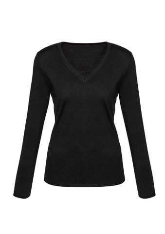 Ladies Milano Pullover                            -2XL-BLACK