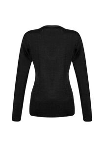 Ladies Milano Pullover                            -2XL-BLACK