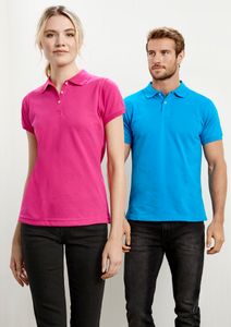 Neon Mens Polo                                    -2XL-BLACK