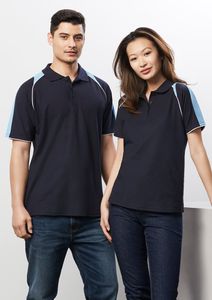 Triton Ladies Polo                 -10 -NAVY/SPRING BLUE/WHITE