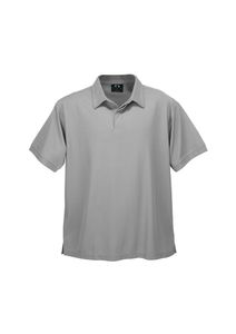 MENS MICRO WAFFLE POLO                            -L  -BLACK