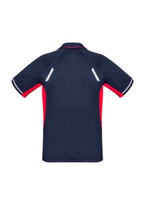 Renegade Mens Polo                                -2XL-NAVY/SKY/SILVER