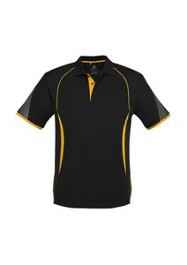 Razor Mens Polo                    -L  -BLACK/GOLD