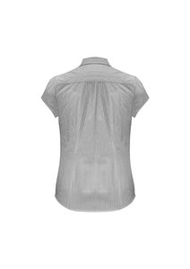 Ladies Euro Short Sleeve Shirt                    -14 -BLACK