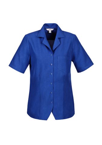 Oasis Ladies Plain Overblouse                     -18 -ELECTRIC BLUE