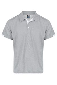 Morris Mens Polo-2XL-BLACK/WHITE