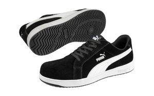 PUMA ICONIC SUEDE BLACK SAFETY SHOE-10-Black