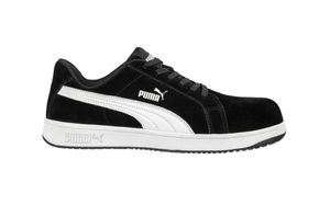 PUMA ICONIC SUEDE BLACK SAFETY SHOE-10-Black