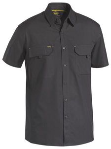 Bisley X Airflow™ Ripstop Shirt - Short Sleeve-L-CHARCOAL