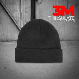 Moondyne Thinsulate Beanie Plain Black