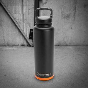 Moondyne 1200ML Stainless Steel Vacuum Thermal Bottle-BLACK
