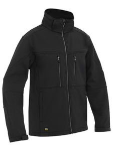 Bisley Flex & Move™ Soft Shell Hooded Jacket-2XL-NAVY