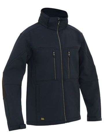 Bisley Flex & Move™ Soft Shell Hooded Jacket-2XL-NAVY