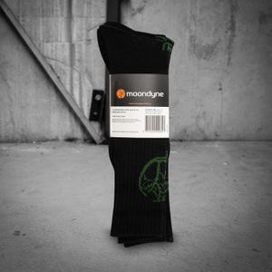 Moondyne Promo Bamboo/Polyester Work Socks-4 Pair Pack-Size 7-12