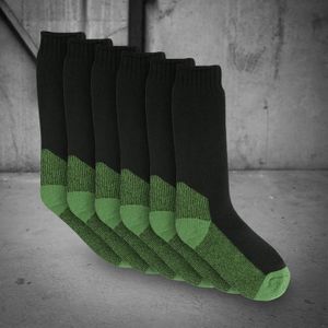 Moondyne Premium Bamboo Work Socks-3 Pair Pack-Size 6-10