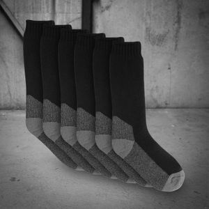 Moondyne Premium Cotton Work Socks-3 Pair Pack-Size 6-10