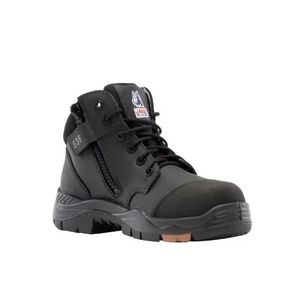 STEEL BLUE PARKES ZIP TPU SOLE COMPOSITE TOE BOOT-10-Black