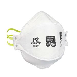 Force360 P2 Flat Fold Disposable Respirator (20 per box)