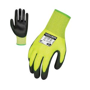 Force360 Cut Resistant PU Hivis Glove-L