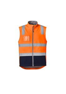 Unisex Hi Vis Softshell Vest Taped