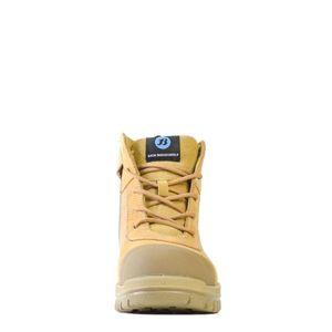 Bata Zippy Zip Lace Up Bump Cap Boot
