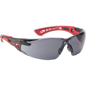 BOLLE RUSH+ CLEAR SAFETY SPECS BLACK/ORANGE