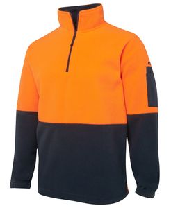 JB's HIVIS 280G 1/2 ZIP POLAR FLEECE