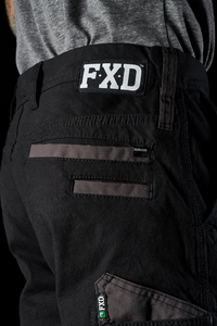 FXD WP-4 Pant Stretch Cuffed Pant-77R/30-BLACK