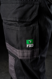 FXD WP-1 Pant Canvas Work-77R/30-BLACK