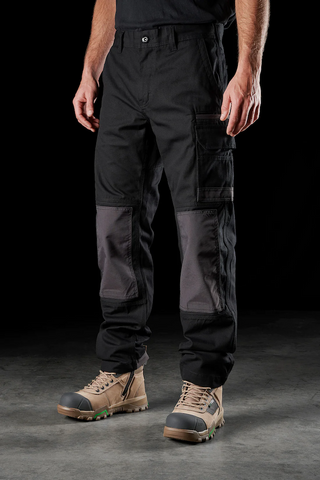 FXD WP-1 Pant Canvas Work-77R/30-BLACK