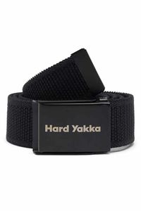 HARD YAKKA STRETCH WEBBING BELT-L-BLACK