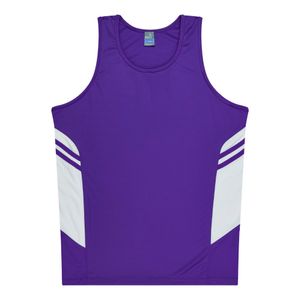 Tasman Kids Singlet-10-PURPLE