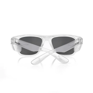 SAFESTYLE FUSIONS CLEAR FRAME POLARISED LENS SAFETY SPECS