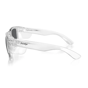 SAFESTYLE FUSIONS CLEAR FRAME POLARISED LENS SAFETY SPECS