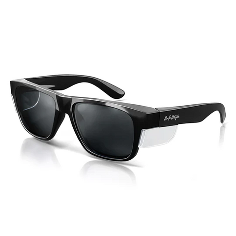 SAFESTYLE FUSIONS BLACK FRAME POLARISED LENS SAFETY SPECS