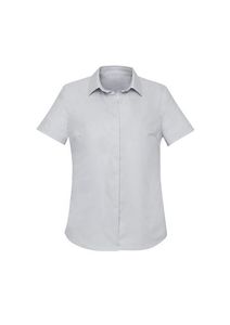 Womens Charlie Short Sleeve Shirt-10-SILVER
