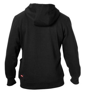 HARD YAKKA BRUSHED FLEECE HOODIE-2XL-BLACK