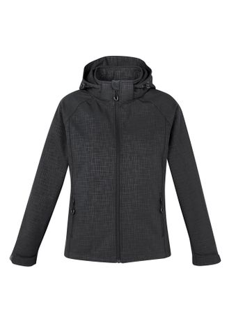 Womens Geo Jacket-L-BLACK