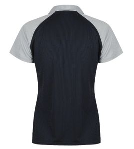Manly Ladies Polo-8-NAVY/SILVER