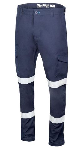 TRU Midweight Cotton Stretch Cargo Trousers With Biomotion Reflective Tape