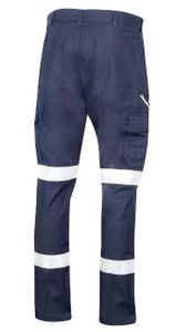 TRU Midweight Cotton Stretch Cargo Trousers With Biomotion Reflective Tape