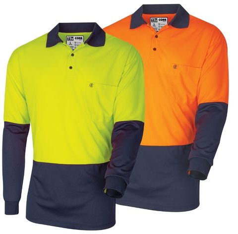 Micromesh L/S Hi-Vis Polo Shirt