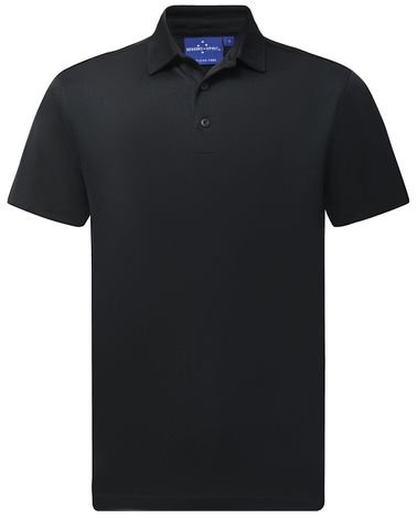 SUSTAINABLE JACQUARD KNIT POLO Men's